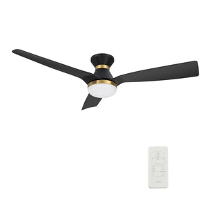 Carro - VS523P1-L22-B2-1-FMA - 52"Smart Ceiling Fan - Spezia - Black