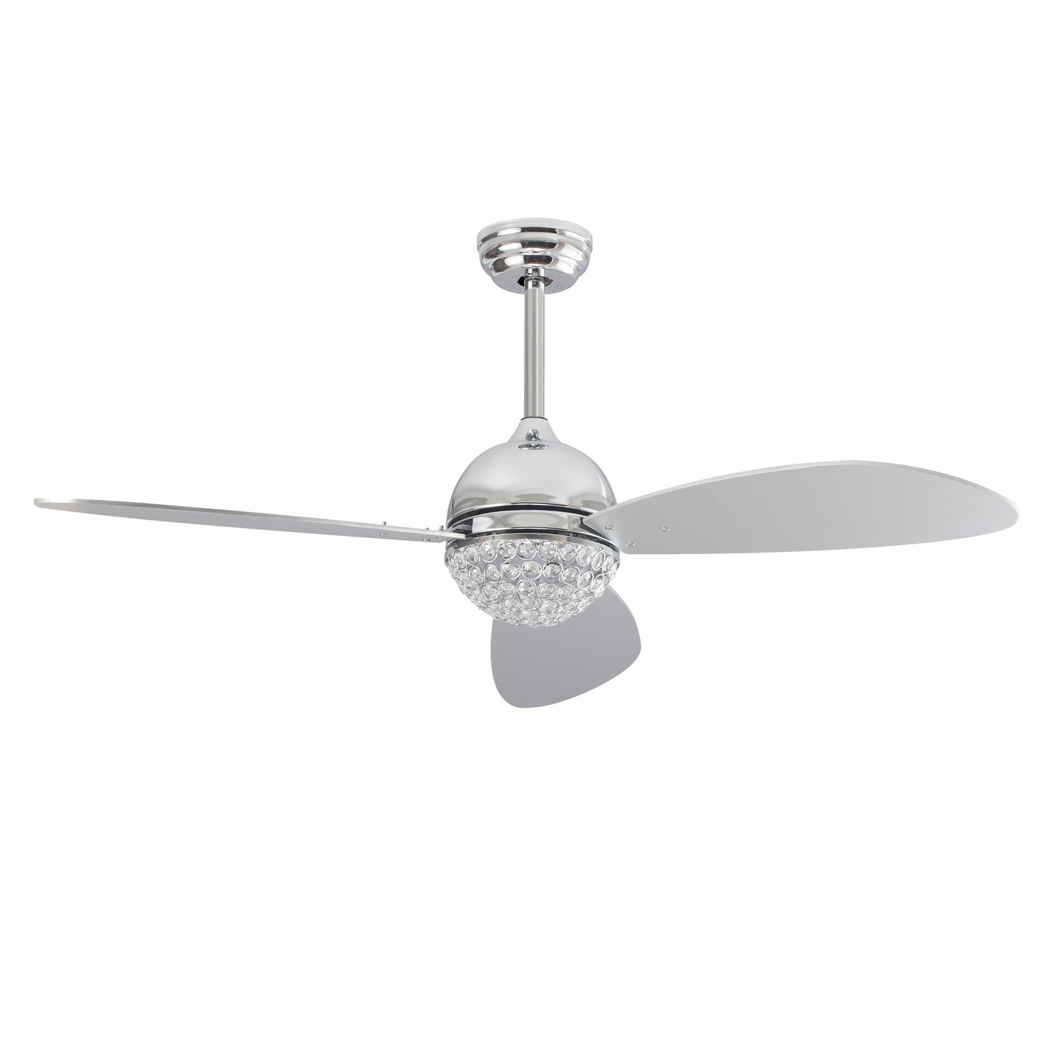 Carro - VS523Q3-L12-SC-1 - 52"Smart Ceiling Fan - Coren - Silver