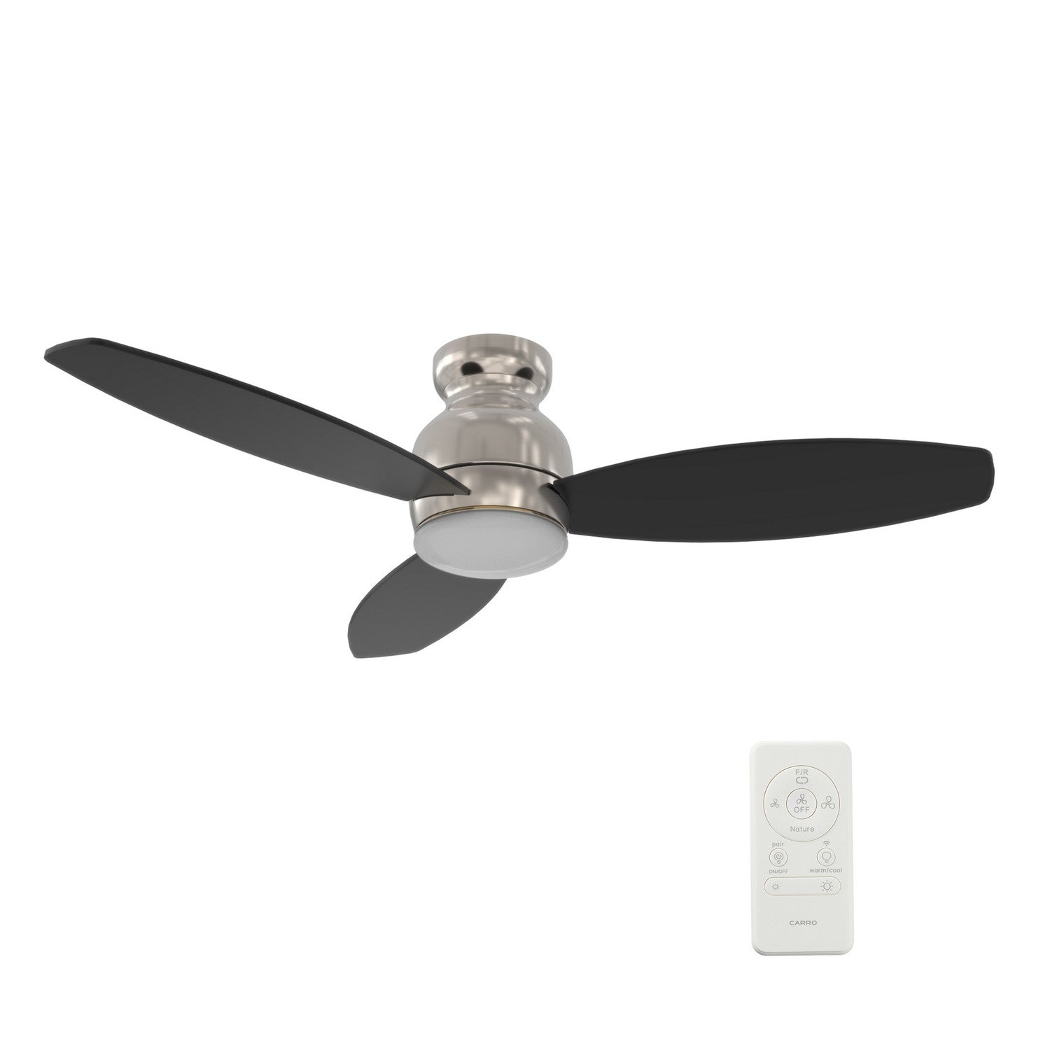 Carro - VS523Q-L12-S2-1 - 52"Smart Ceiling Fan - Trento - Silver