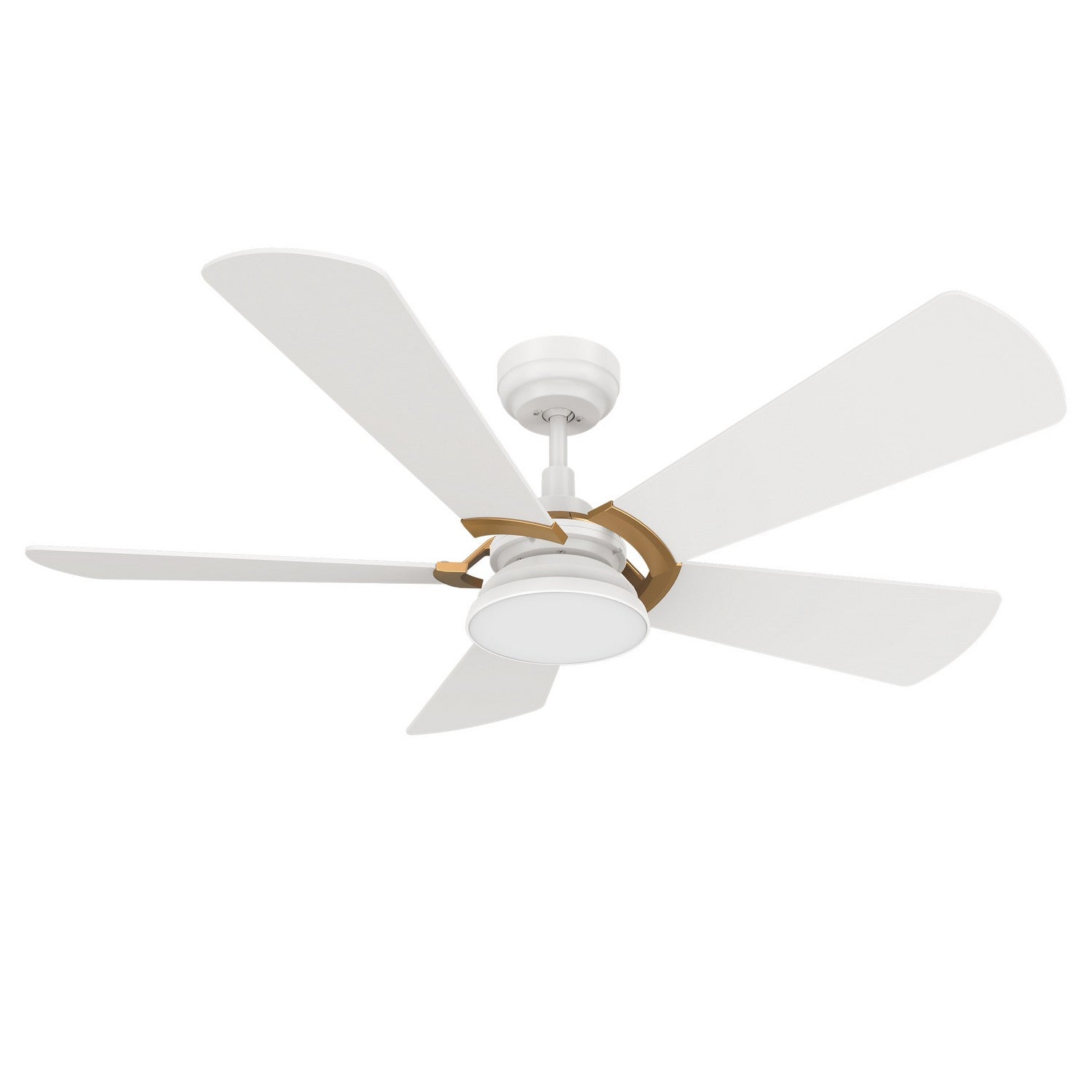 Carro - VS525B6-L12-W1-1G - 52"Smart Ceiling Fan - Savili - White