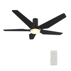 Carro - VS525B-L22-B2-1-FM - 52"Smart Ceiling Fan - Woodrow - Black