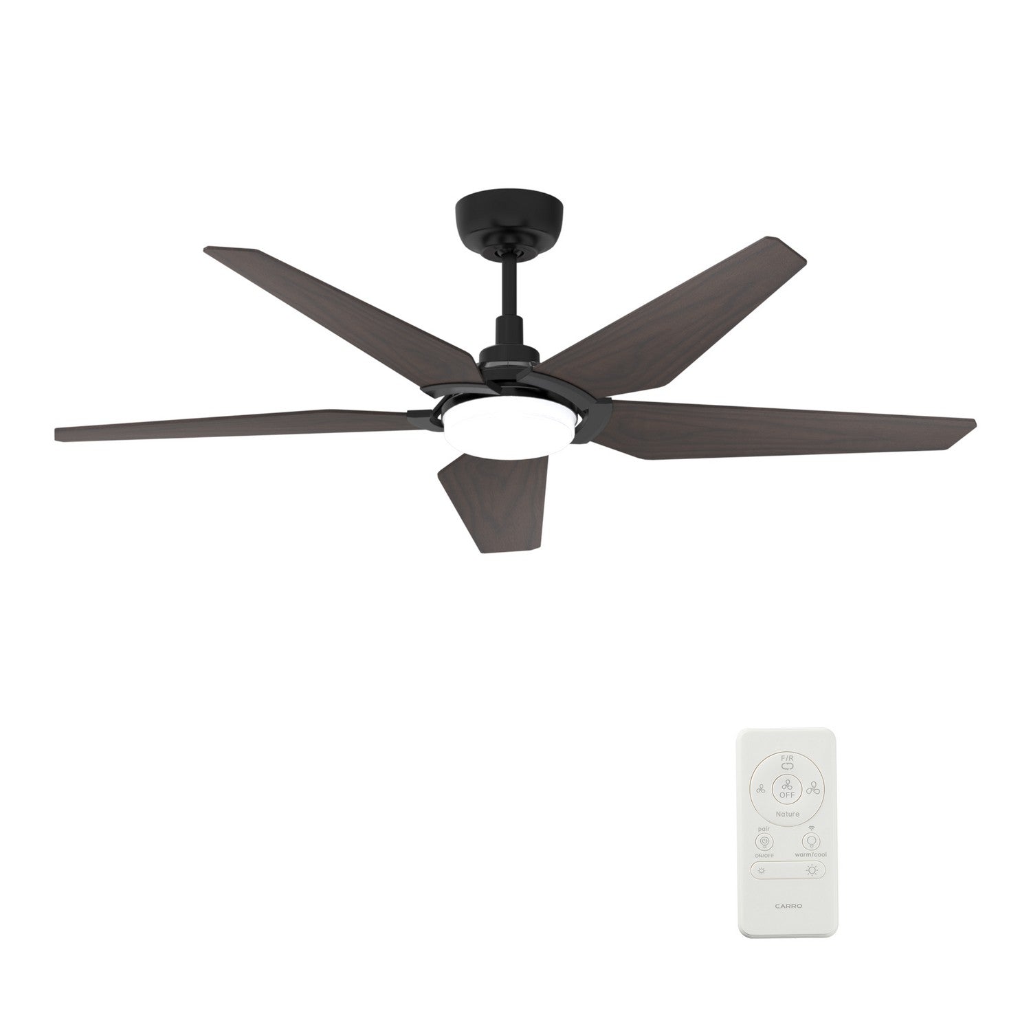 Carro - VS525B-L22-B5-1 - 52"Smart Ceiling Fan - Woodrow - Black