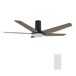 Carro - VS525B-L22-BS-1-FM - 52"Smart Ceiling Fan - Woodrow - Black