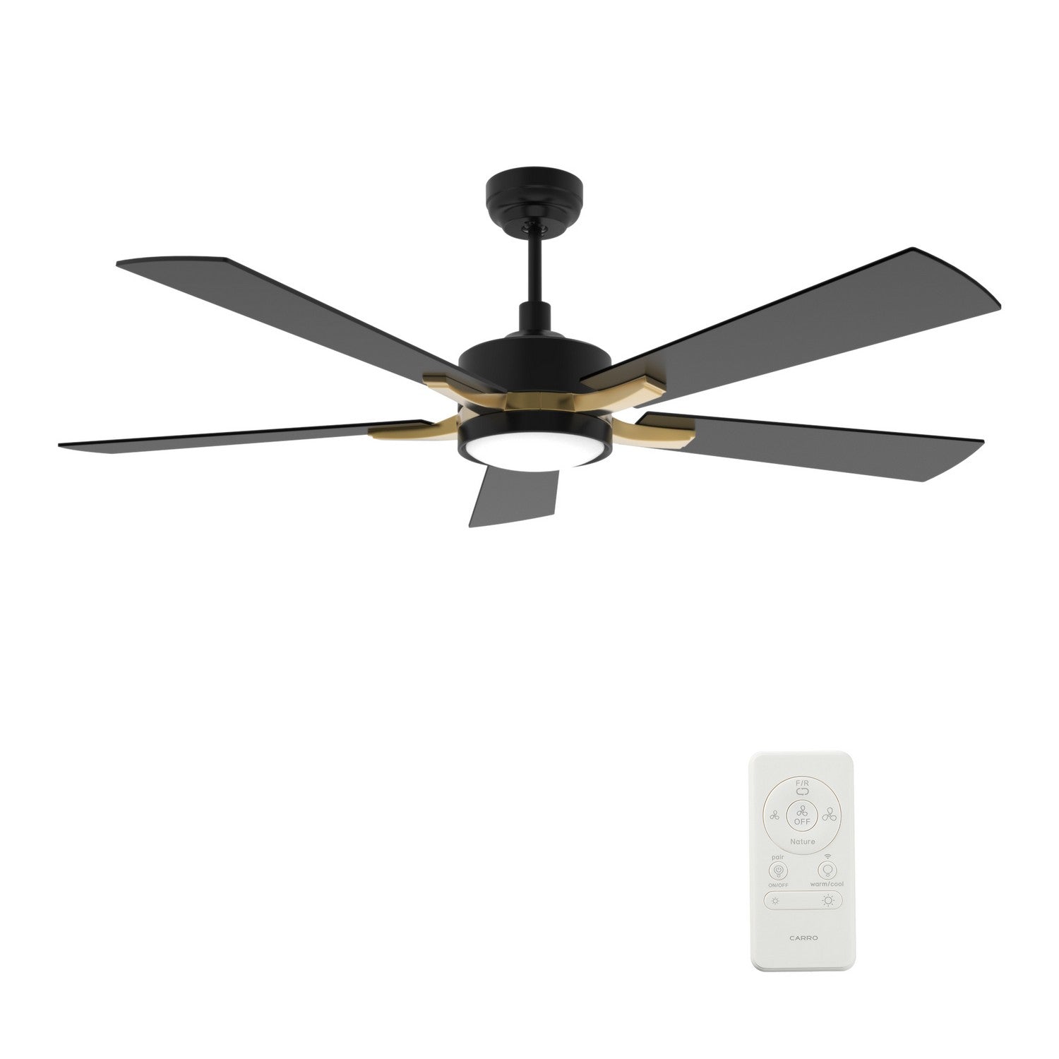 Carro - VS525E-L12-B2-1G - 52"Smart Ceiling Fan - Appleton - Black