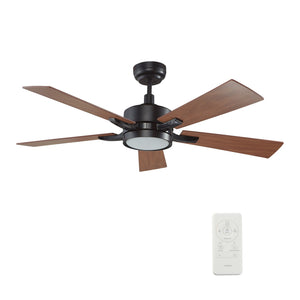 Carro - VS525E-L12-B3-1 - 52"Smart Ceiling Fan - Appleton - Black