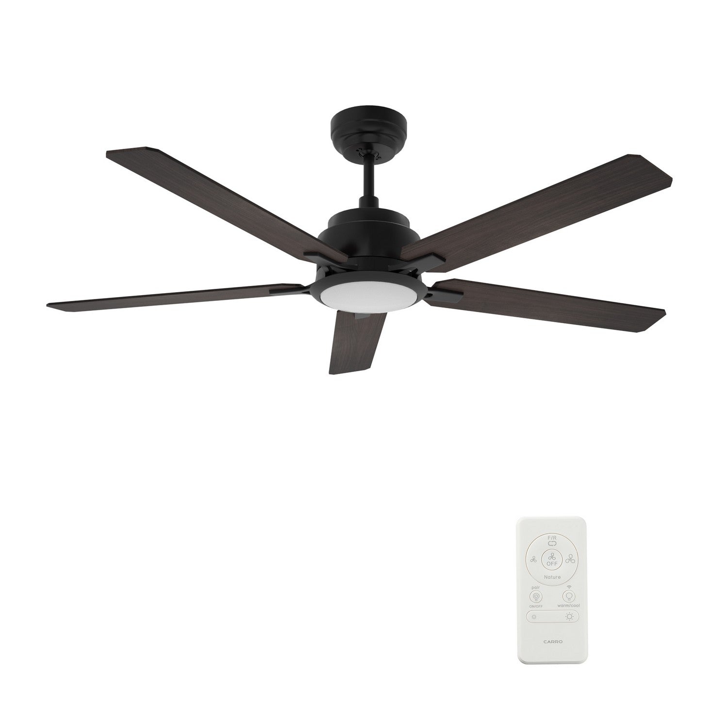 Carro - VS525J-L12-B5-1 - 52"Smart Ceiling Fan - Espear - Black