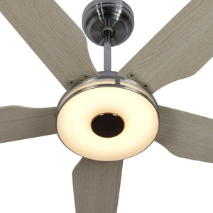 Carro - VS525S-L13-S6-1 - 52"Smart Ceiling Fan - Elira - Silver