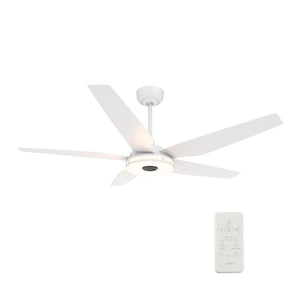 Carro - VS565S-L13-W1-1 - 56"Smart Ceiling Fan - Elira - White