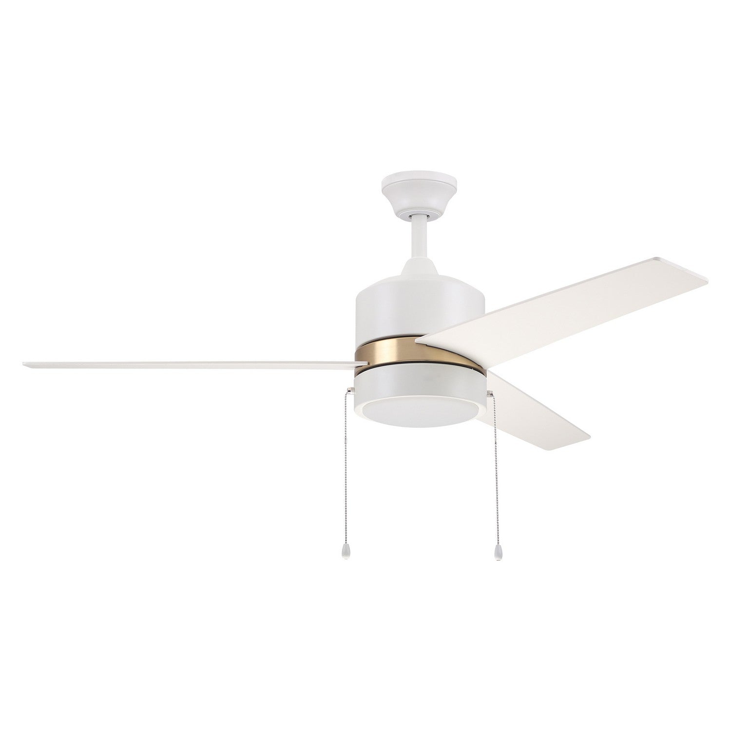 Carro - VWGA-523A5-L12-W1-1G - 52"Ceiling Fan - Flint - White