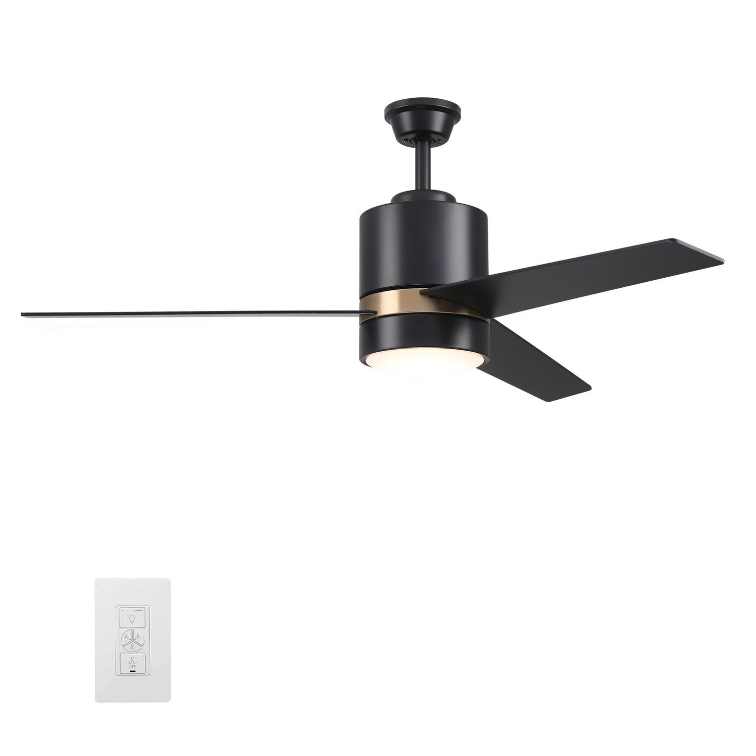 Carro - VWGS-523A-L11-B2-1G - 52"Smart Ceiling Fan - Raiden - Black