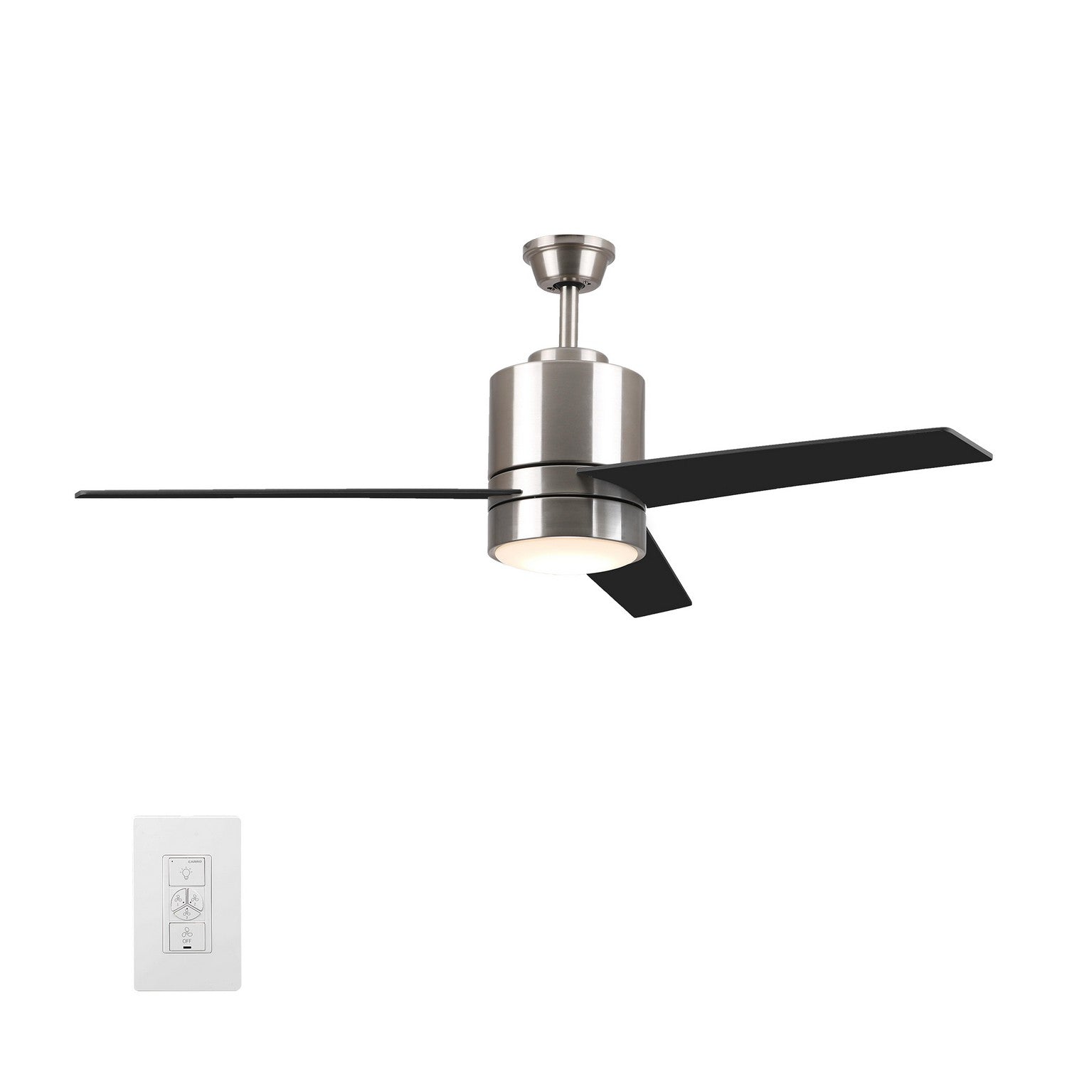 Carro - VWGS-523A-L11-SM-1 - 52"Smart Ceiling Fan - Raiden - Silver