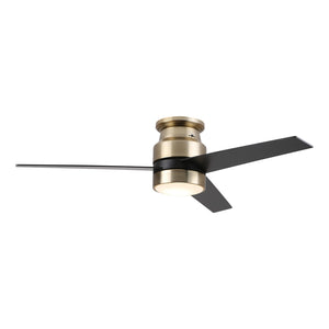 Carro - VWGS-523B-L11-G2-1 - 52"Smart Ceiling Fan - Raiden - Gold