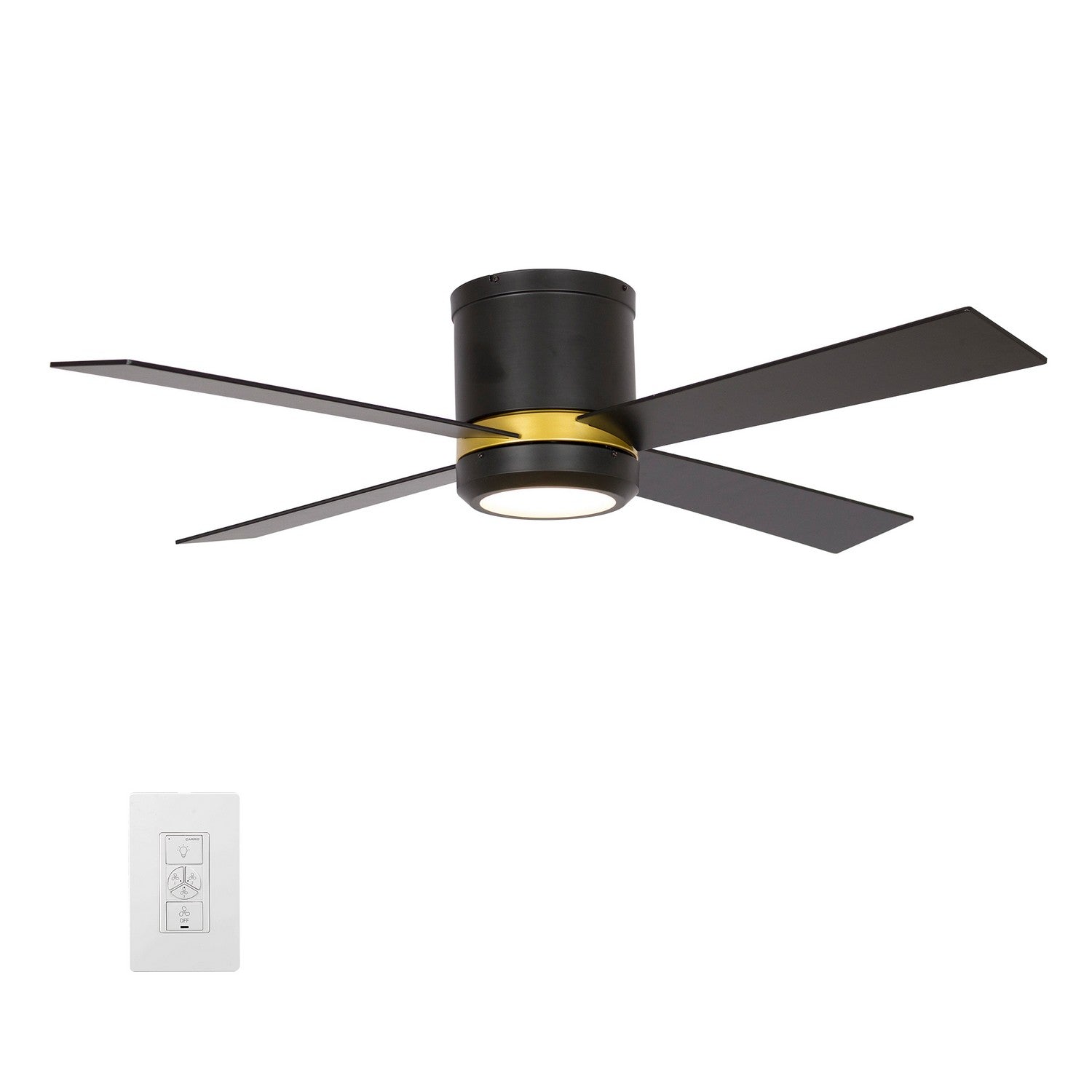 Carro - VWGS-524G-L12-B2-1FM - 52"Smart Ceiling Fan - Arlington - Black