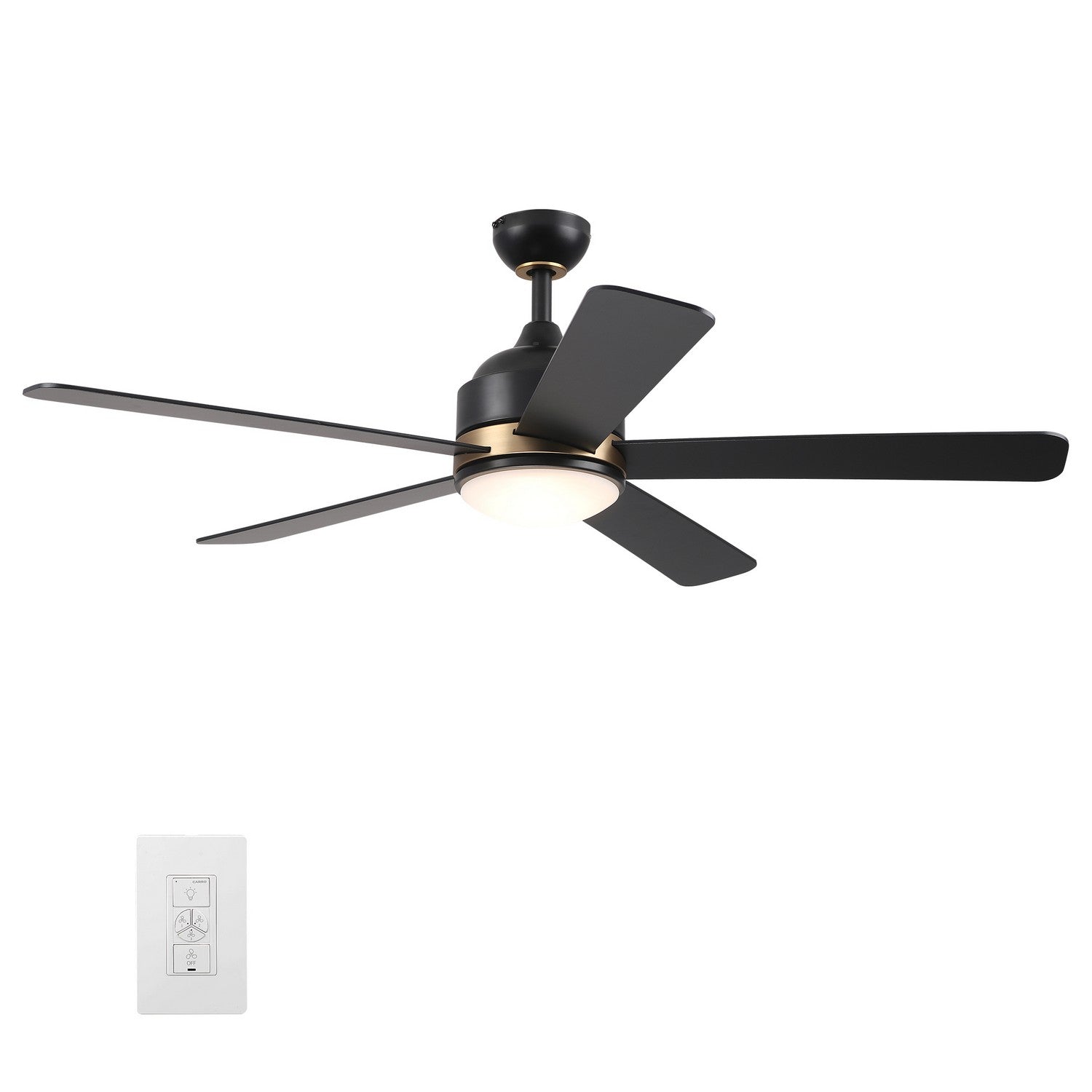 Carro - VWGS-525A2-L11-B2-1G - 52"Smart Ceiling Fan - Simoy - Black