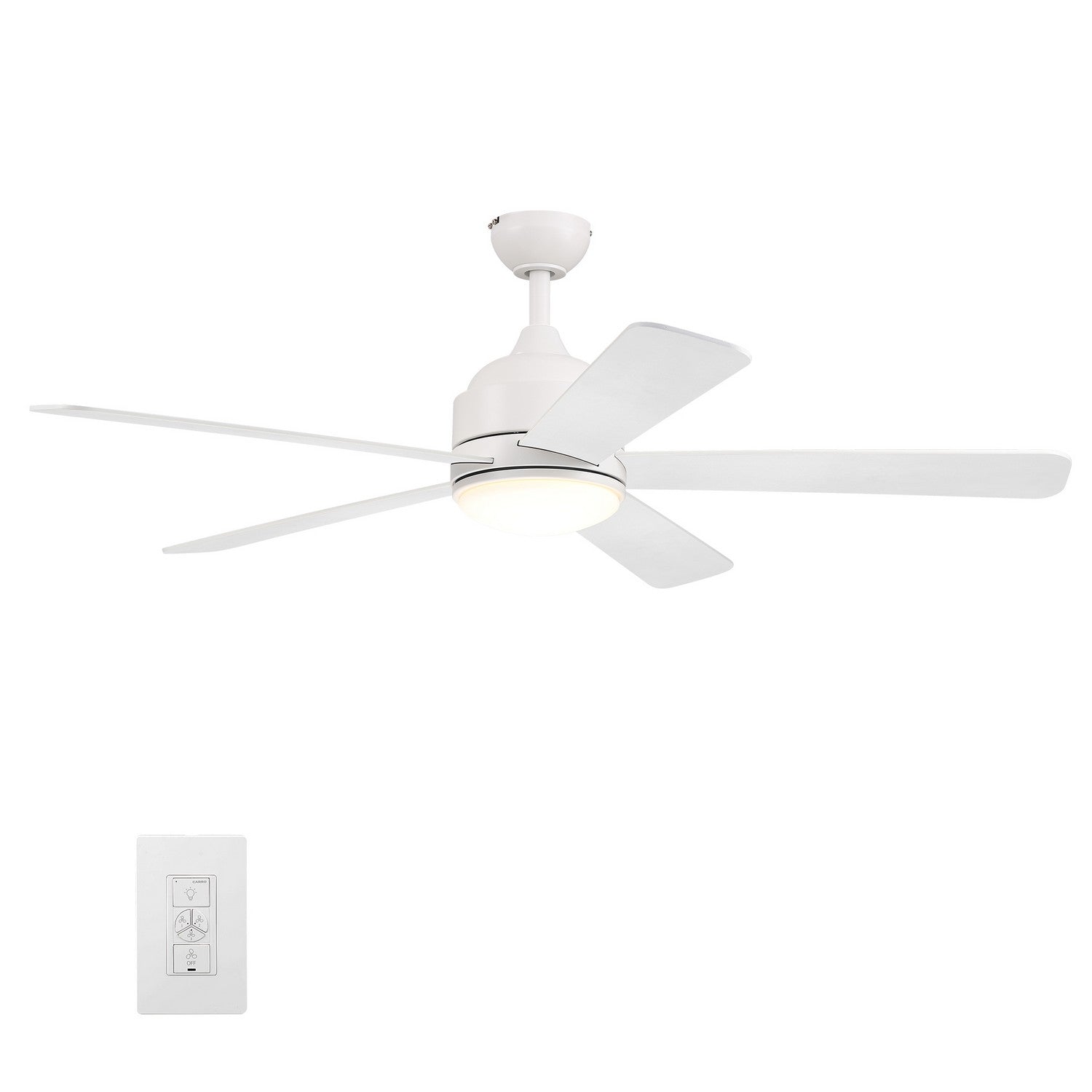 Carro - VWGS-525A2-L11-WN-1 - 52"Smart Ceiling Fan - Simoy - White