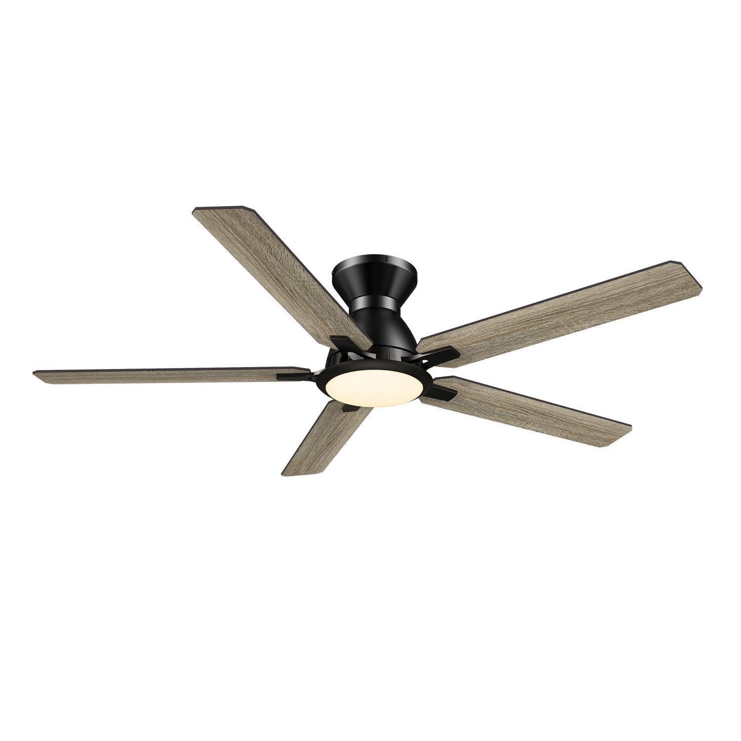 Carro - YDC525J-L12-BG-1-FM - 52" Ceiling Fan - Bristol - Black