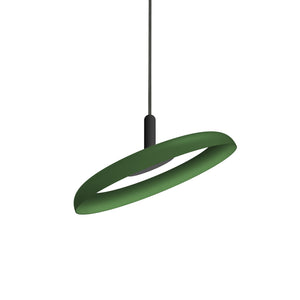 Pablo Designs - NIVE PND 15 GRN BLK - LED Pendant - Nivel - Forest/ Black