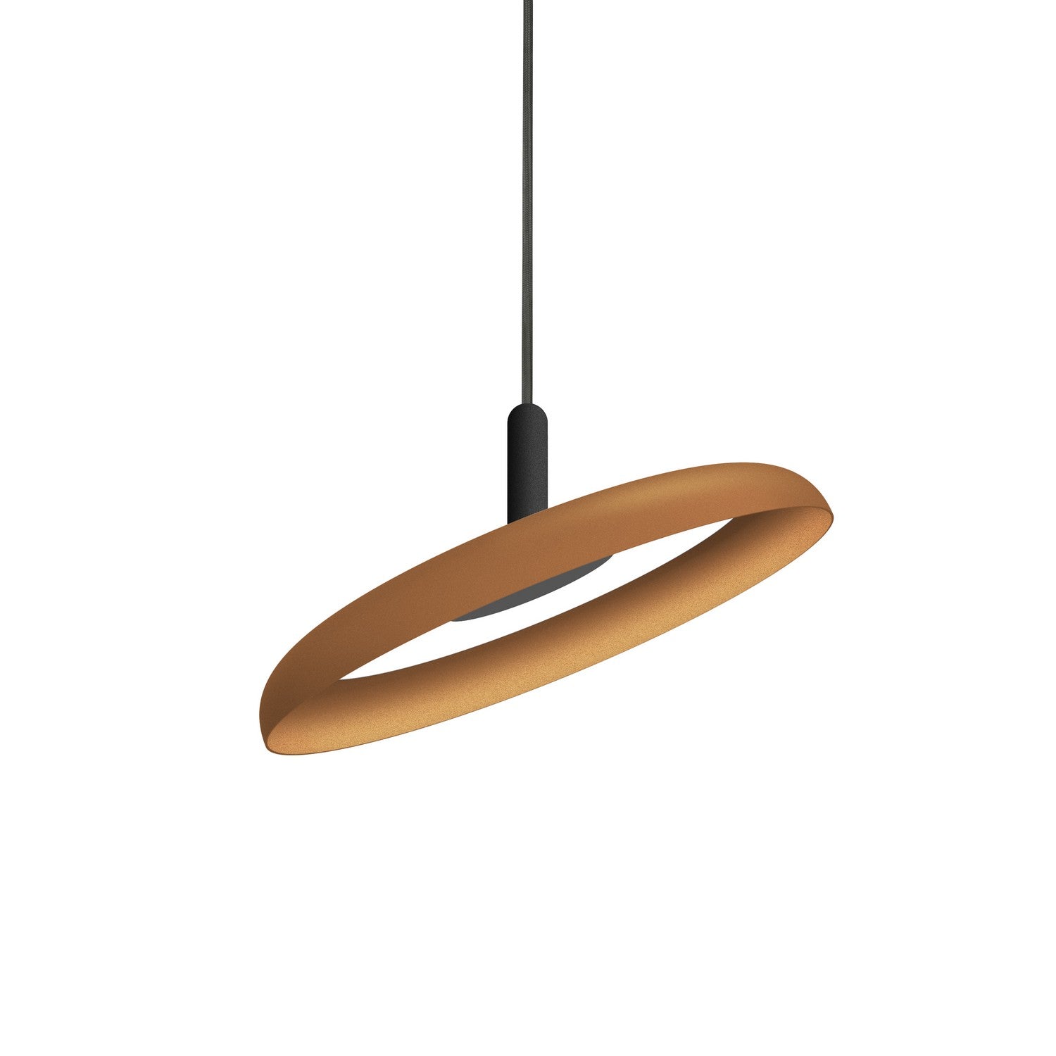Pablo Designs - NIVE PND 15 TER BLK - LED Pendant - Nivel - Terracotta/ Black