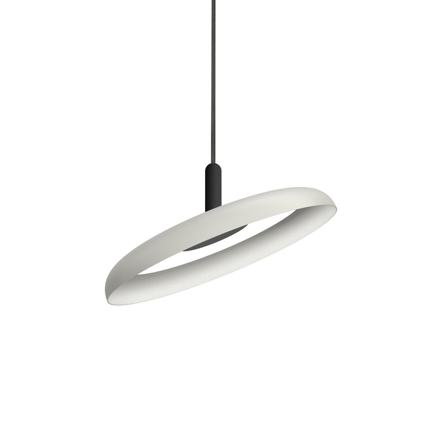 Pablo Designs - NIVE PND 15 WHT BLK - LED Pendant - Nivel - White/ Black