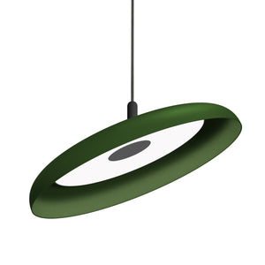 Pablo Designs - NIVE PND 22 GRN BLK - LED Pendant - Nivel - Forest/ Black