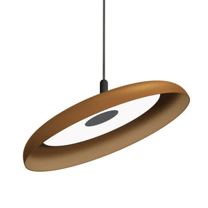 Pablo Designs - NIVE PND 22 TER BLK - LED Pendant - Nivel - Terracotta/ Black