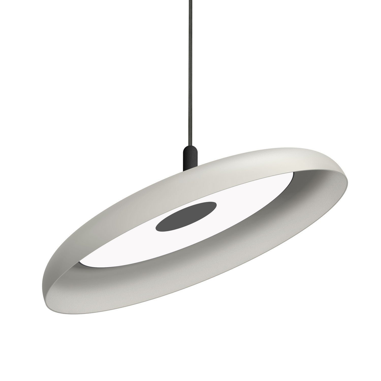 Pablo Designs - NIVE PND 22 WHT BLK - LED Pendant - Nivel - White/ Black