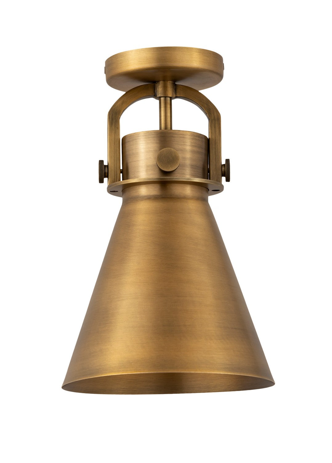 Innovations - 410-1F-BB-M411-8BB - One Light Flush Mount - Downtown Urban - Brushed Brass