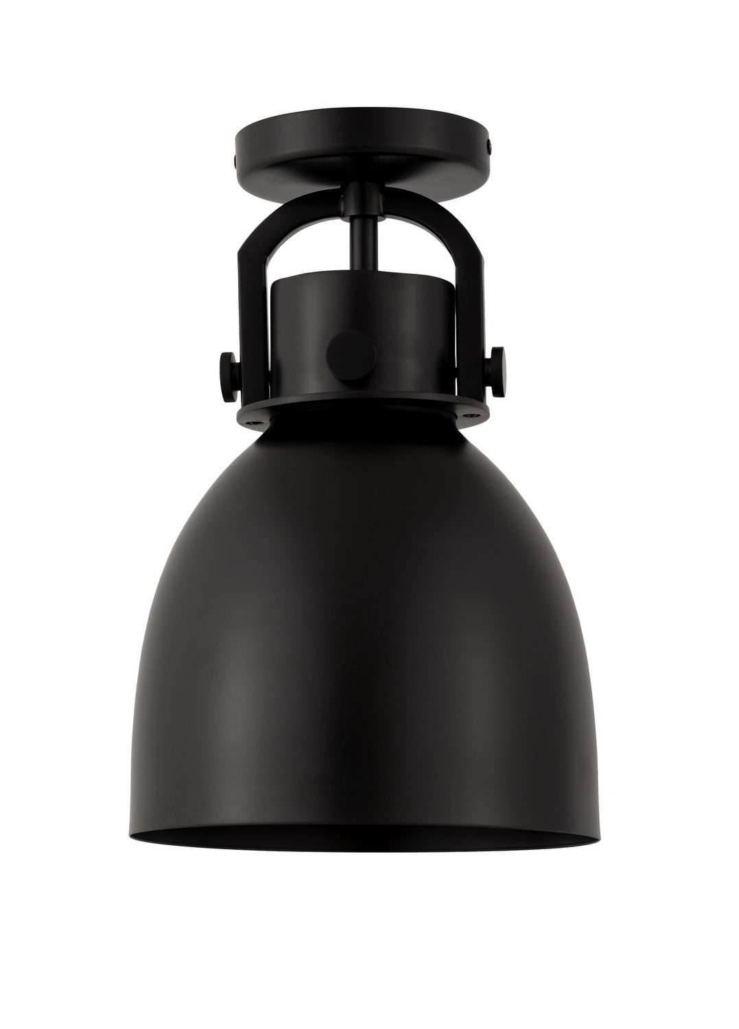 Innovations - 410-1F-BK-M412-8BK - One Light Flush Mount - Downtown Urban - Matte Black