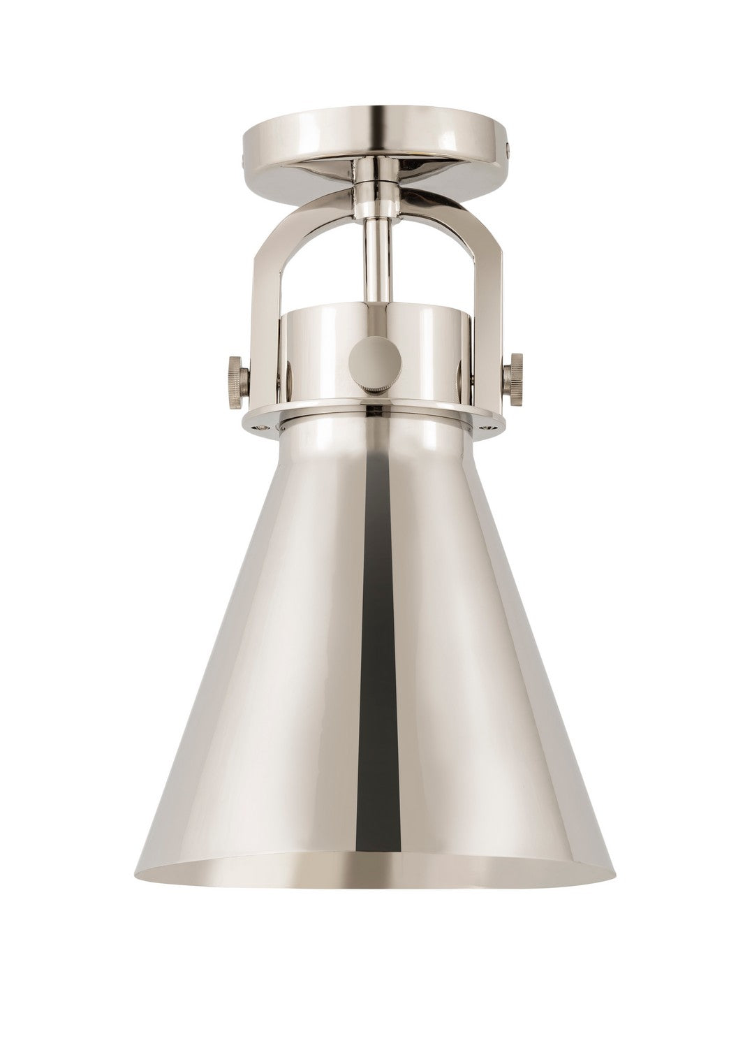 Innovations - 410-1F-PN-M411-8PN - One Light Flush Mount - Downtown Urban - Polished Nickel