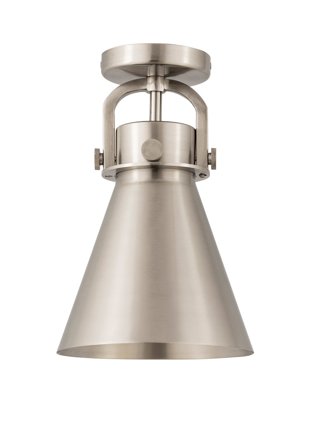 Innovations - 410-1F-SN-M411-8SN - One Light Flush Mount - Downtown Urban - Satin Nickel