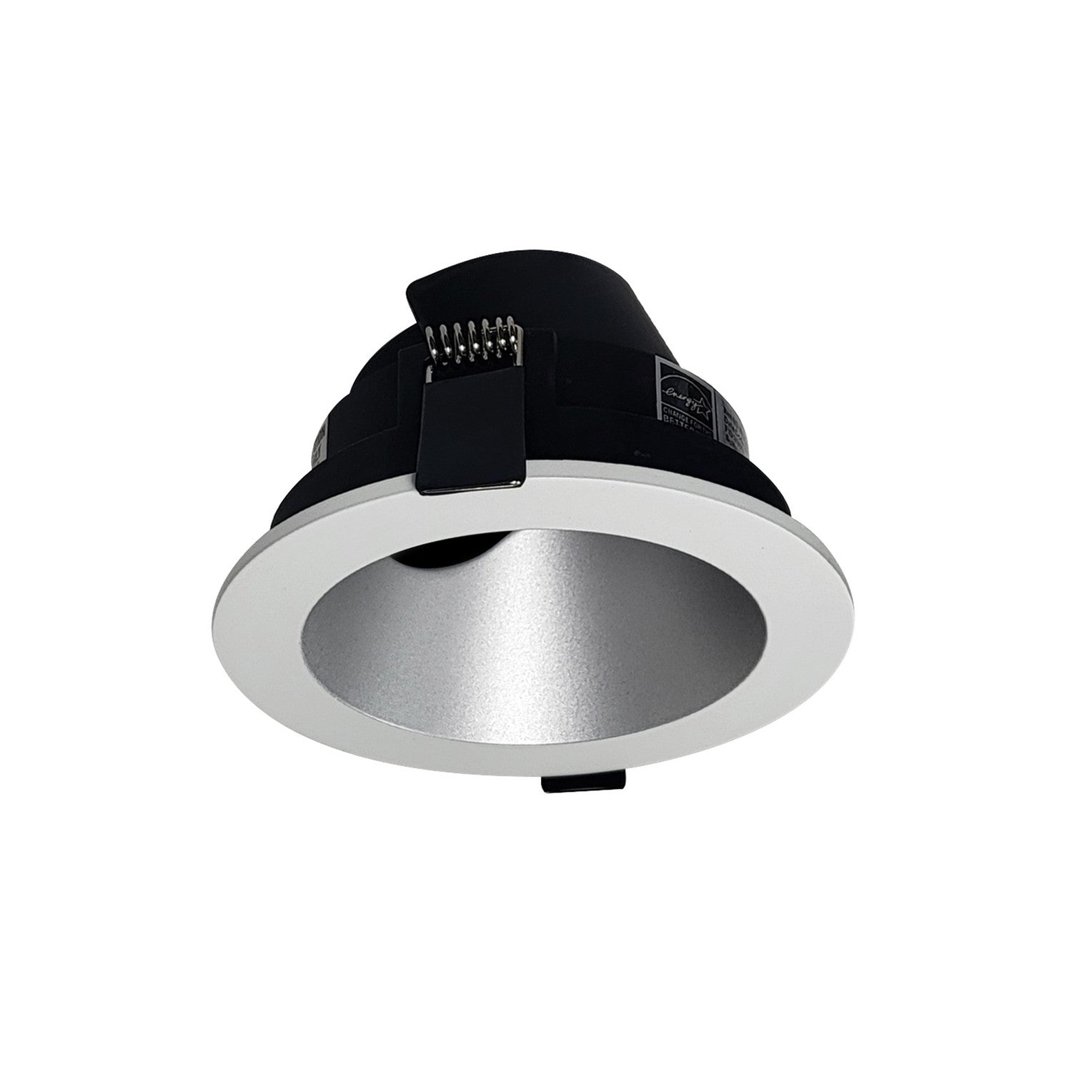 Nora Lighting - NIOC-4RSLAHZMPW - Adjustable Slot Trim - Rec Iolite Canless - Haze / Matte Powder White