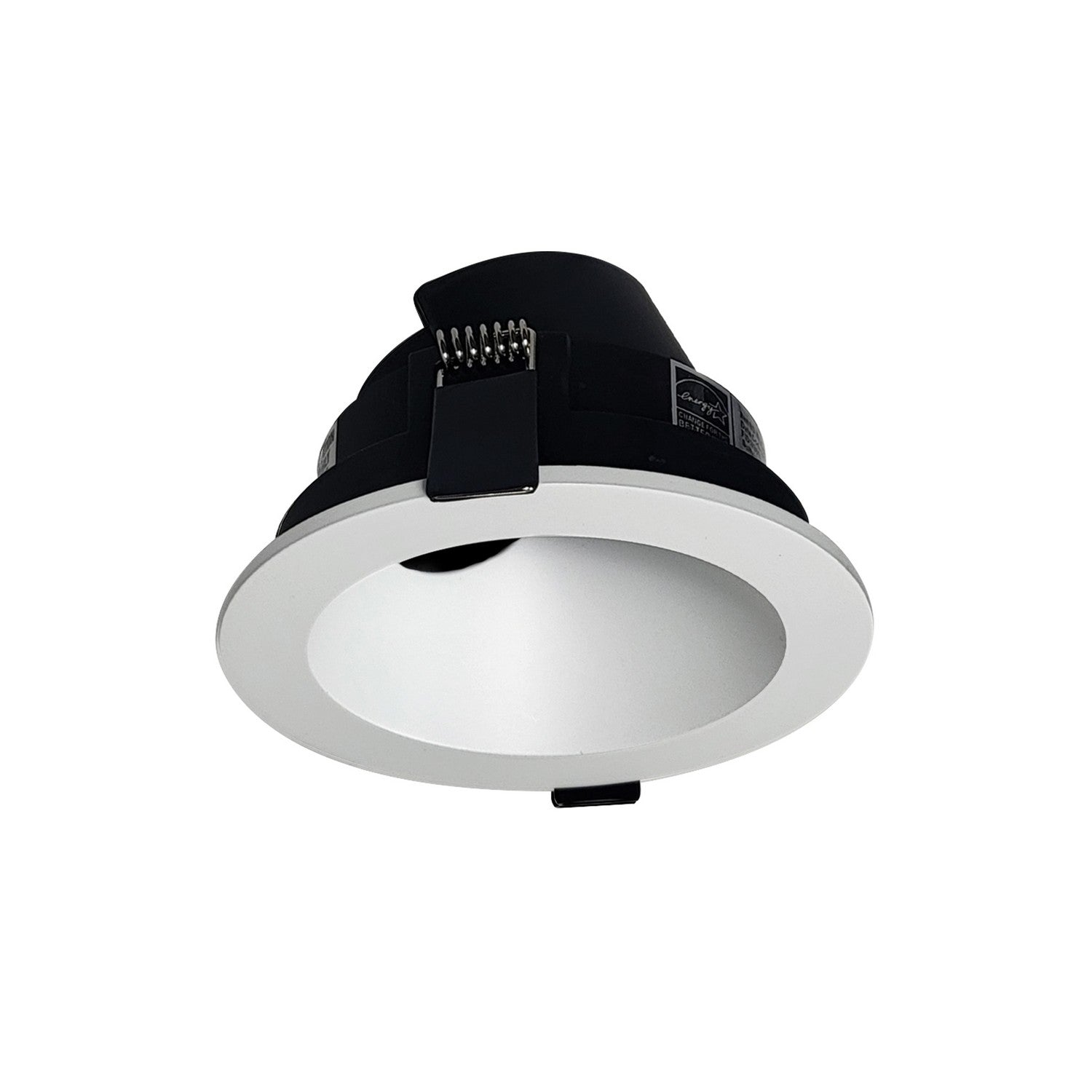 Nora Lighting - NIOC-4RSLAMPW - Adjustable Slot Trim - Rec Iolite Canless - Matte Powder White