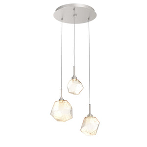 Hammerton Studio - CHB0039-03-BS-A-C01-L3-RTS - LED Pendant - Gem - Beige Silver