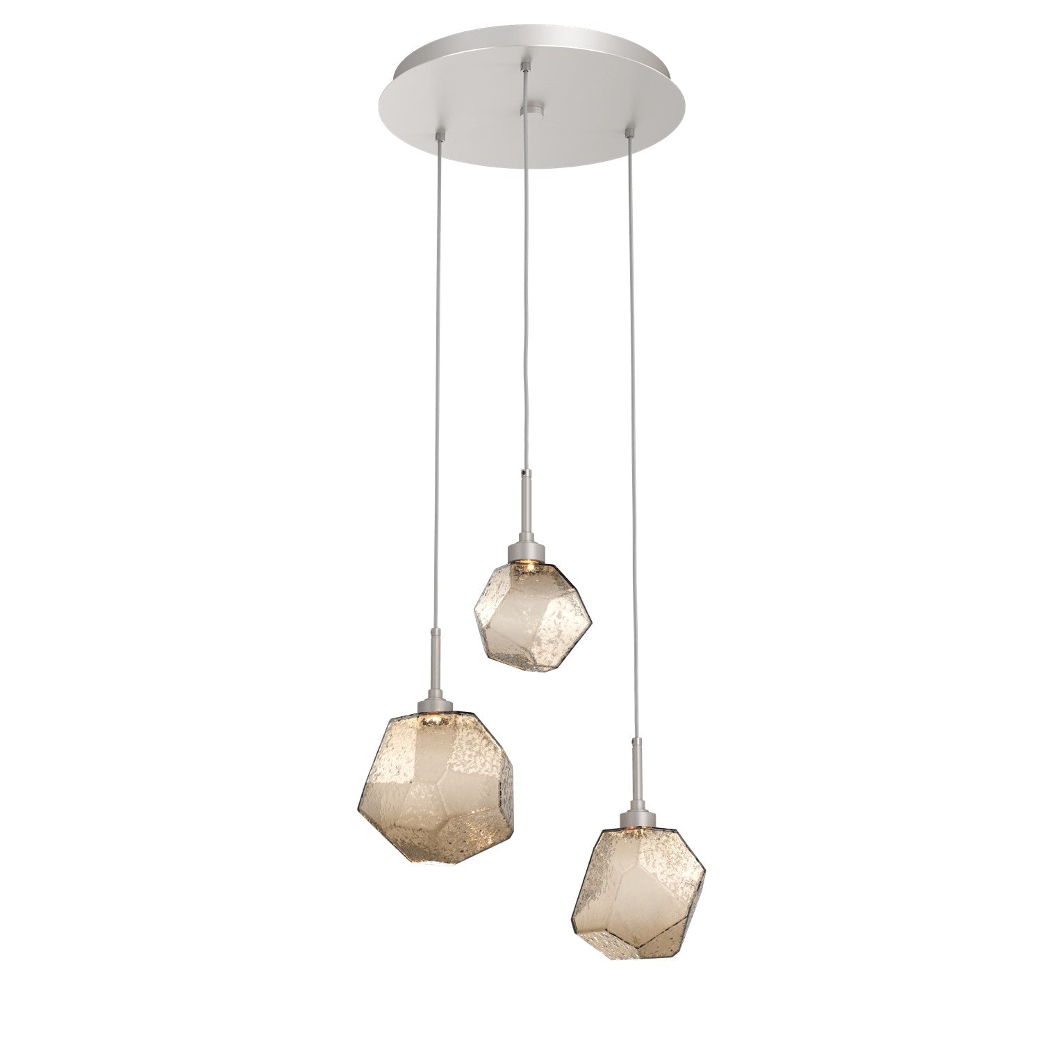 Hammerton Studio - CHB0039-03-BS-B-C01-L3-RTS - LED Pendant - Gem - Beige Silver