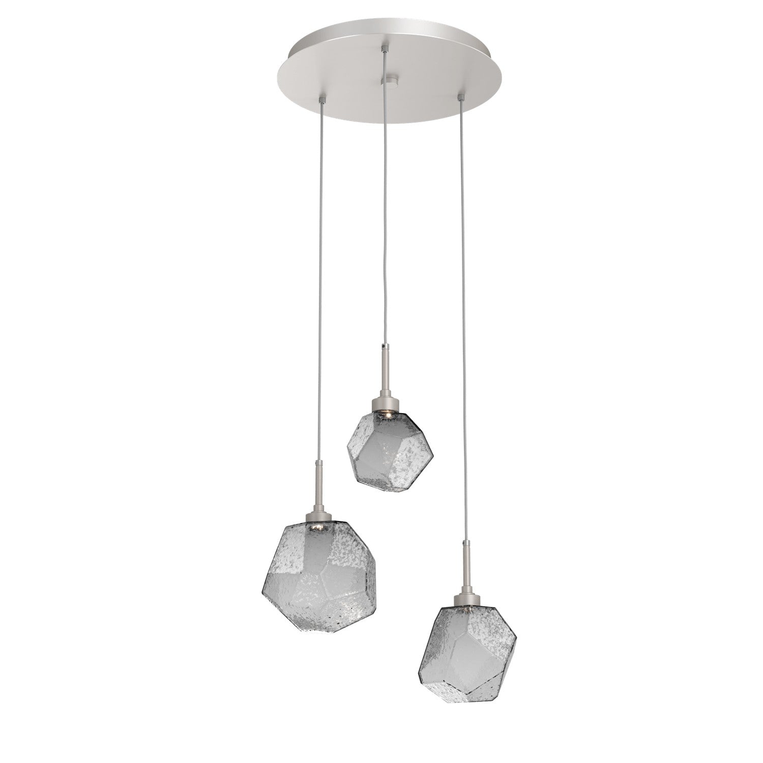 Hammerton Studio - CHB0039-03-BS-S-C01-L3-RTS - LED Pendant - Gem - Beige Silver