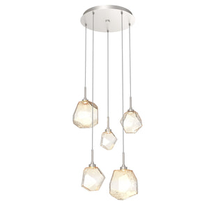 Hammerton Studio - CHB0039-05-BS-A-C01-L3-RTS - LED Pendant - Gem - Beige Silver