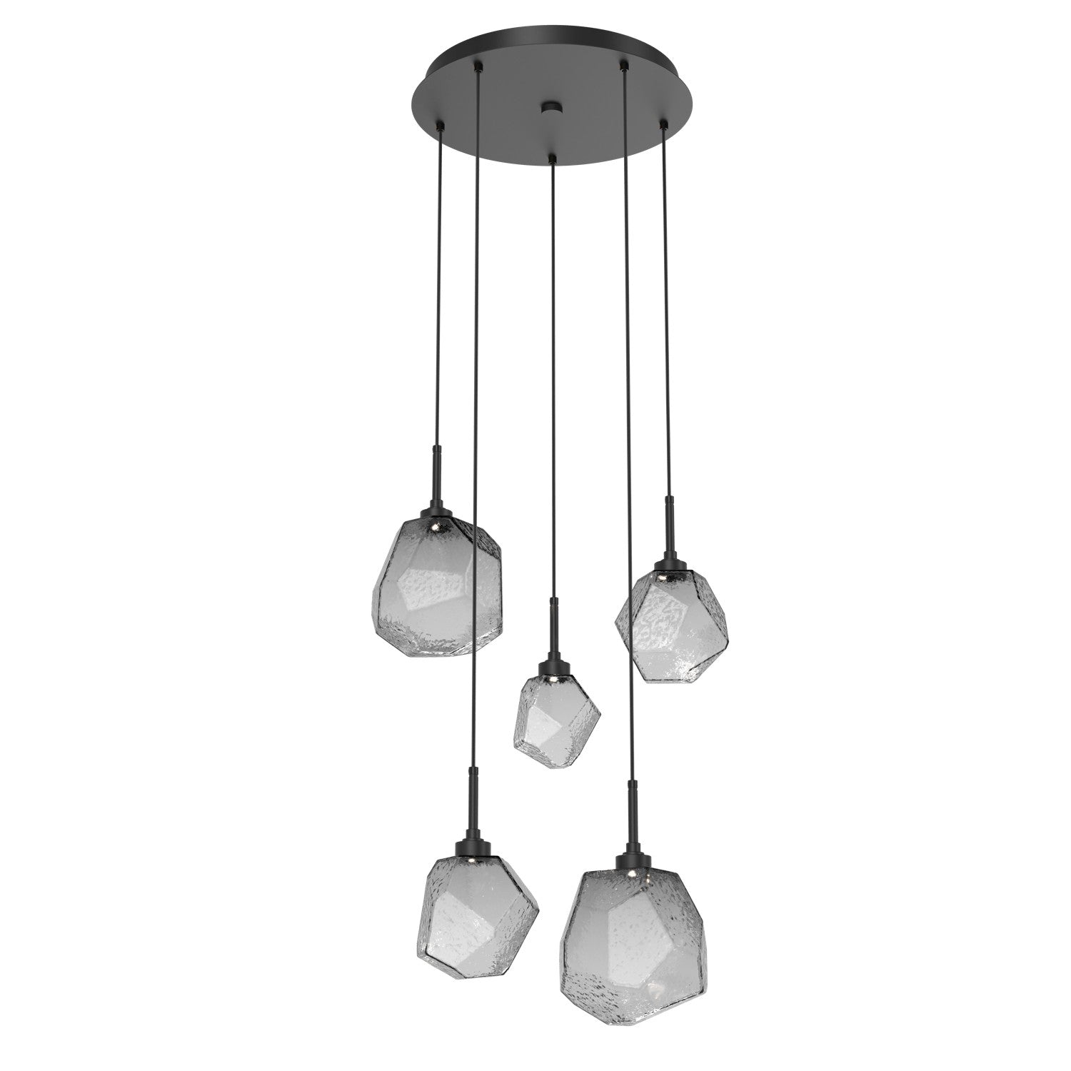 Hammerton Studio - CHB0039-05-MB-S-C01-L3-RTS - LED Pendant - Gem - Matte Black
