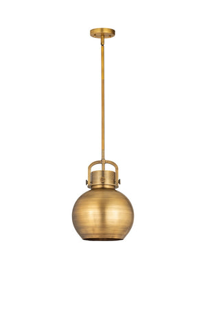 Innovations - 410-1SM-BB-M410-10BB - One Light Pendant - Downtown Urban - Brushed Brass