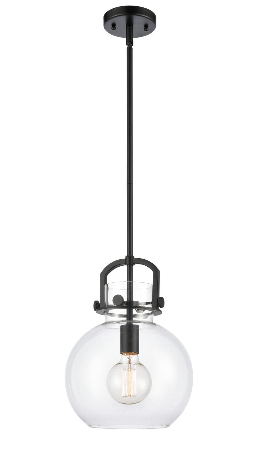 Innovations - 410-1SM-BK-G410-10CL - One Light Pendant - Downtown Urban - Matte Black