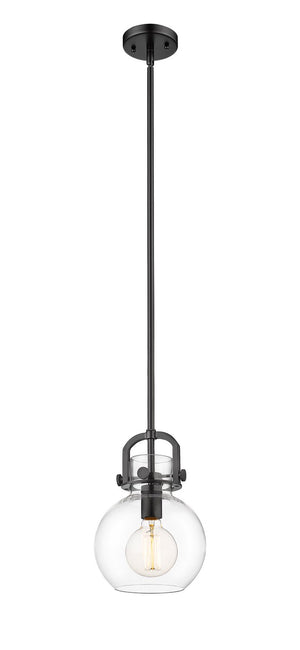 Innovations - 410-1SS-BK-G410-8CL - One Light Pendant - Downtown Urban - Matte Black