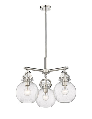 Innovations - 410-3CR-PN-G410-7SDY - Three Light Pendant - Downtown Urban - Polished Nickel