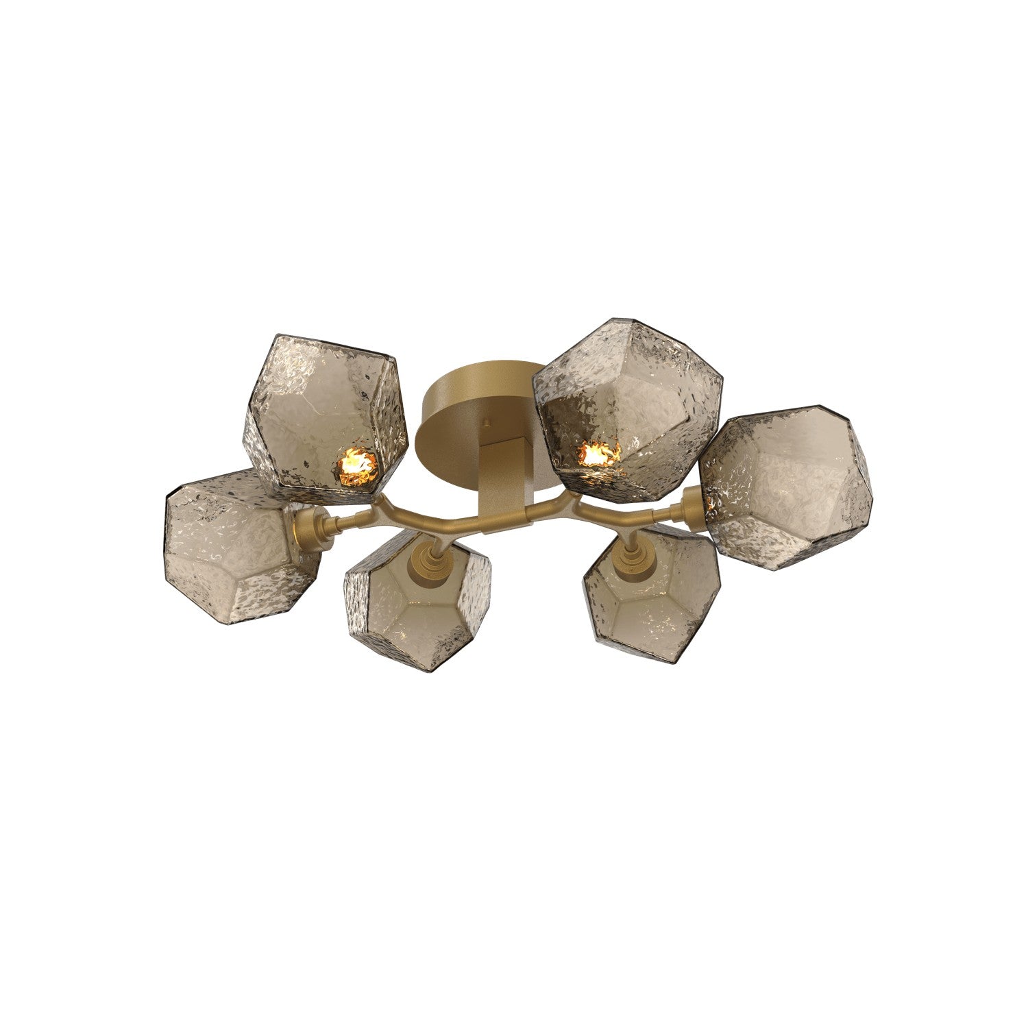 Hammerton Studio - CLB0039-01-GB-B-L3-RTS - LED Flush Mount - Gem - Gilded Brass