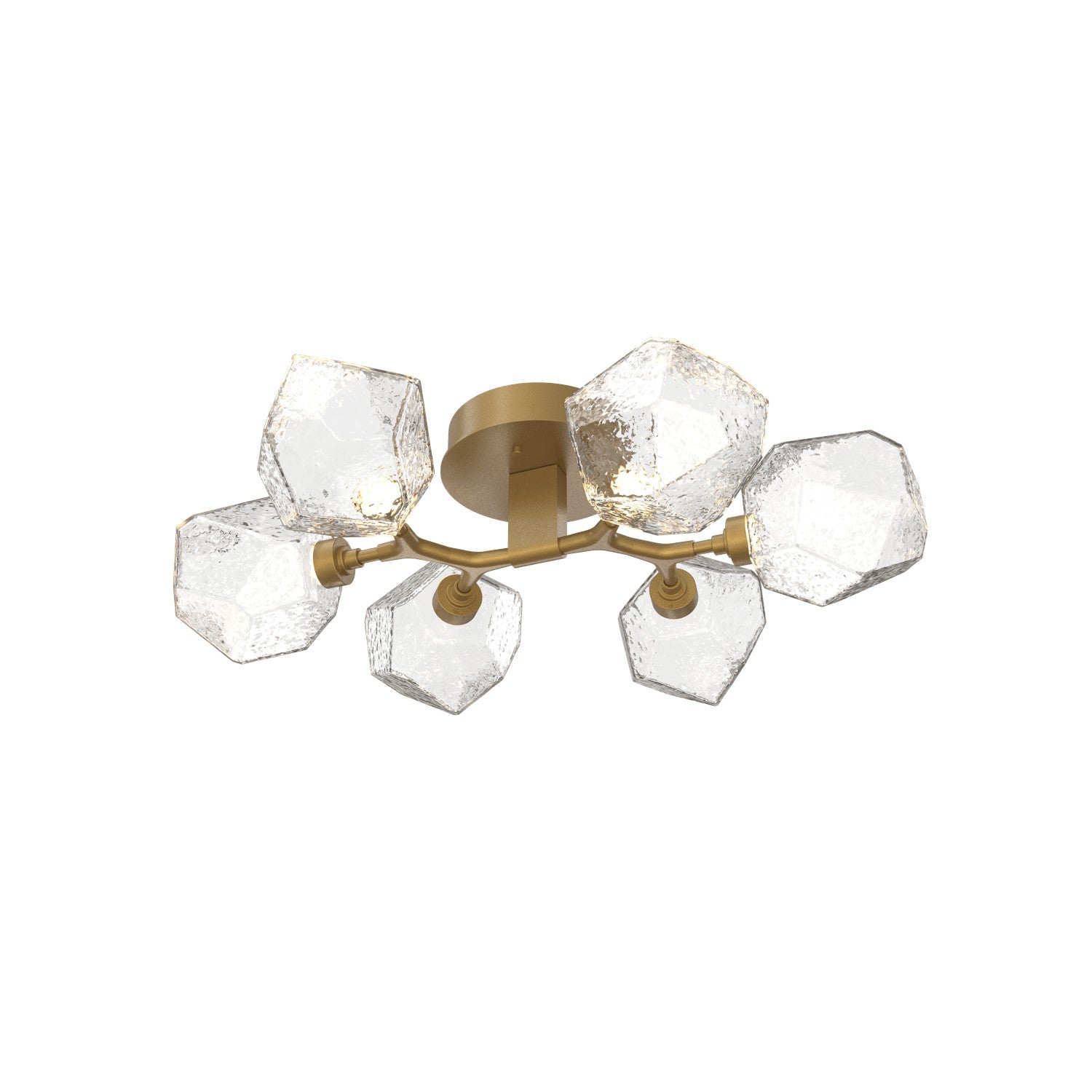 Hammerton Studio - CLB0039-01-GB-C-L3-RTS - LED Flush Mount - Gem - Gilded Brass