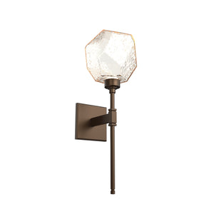 Hammerton Studio - IDB0039-08-FB-A-L3-RTS - LED Wall Sconce - Gem - Flat Bronze