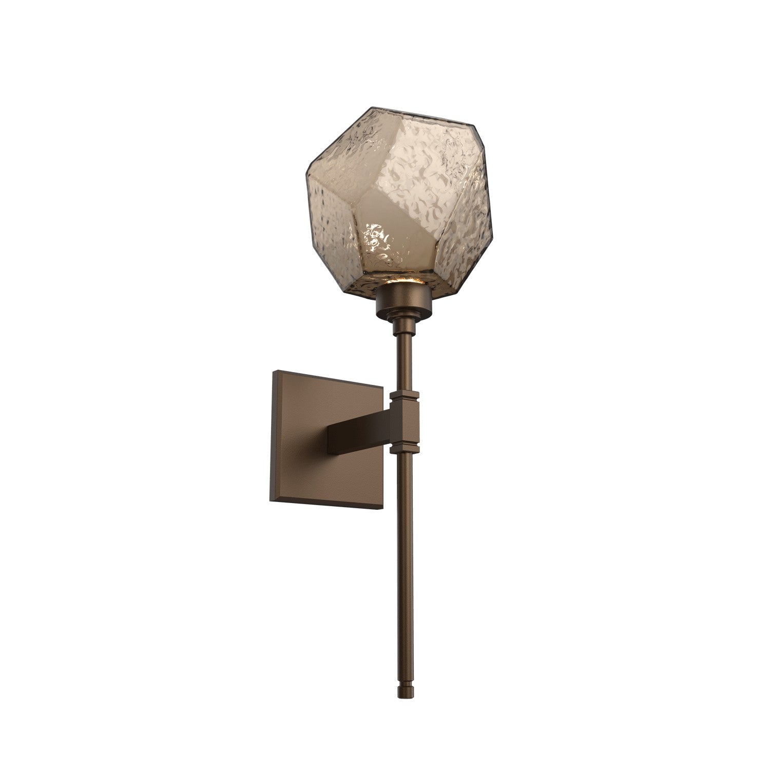 Hammerton Studio - IDB0039-08-FB-B-L3-RTS - LED Wall Sconce - Gem - Flat Bronze