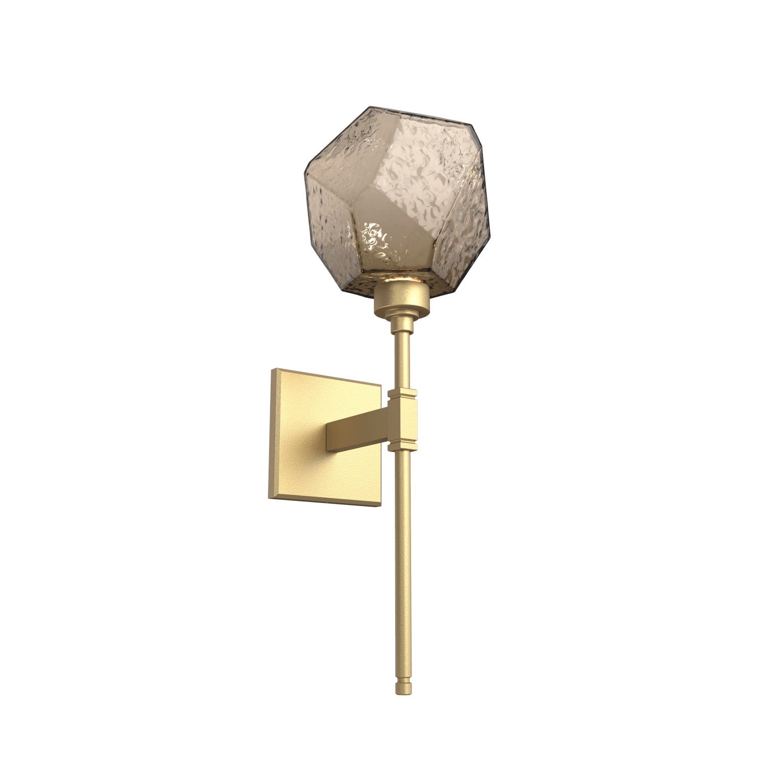 Hammerton Studio - IDB0039-08-GB-B-L3-RTS - LED Wall Sconce - Gem - Gilded Brass