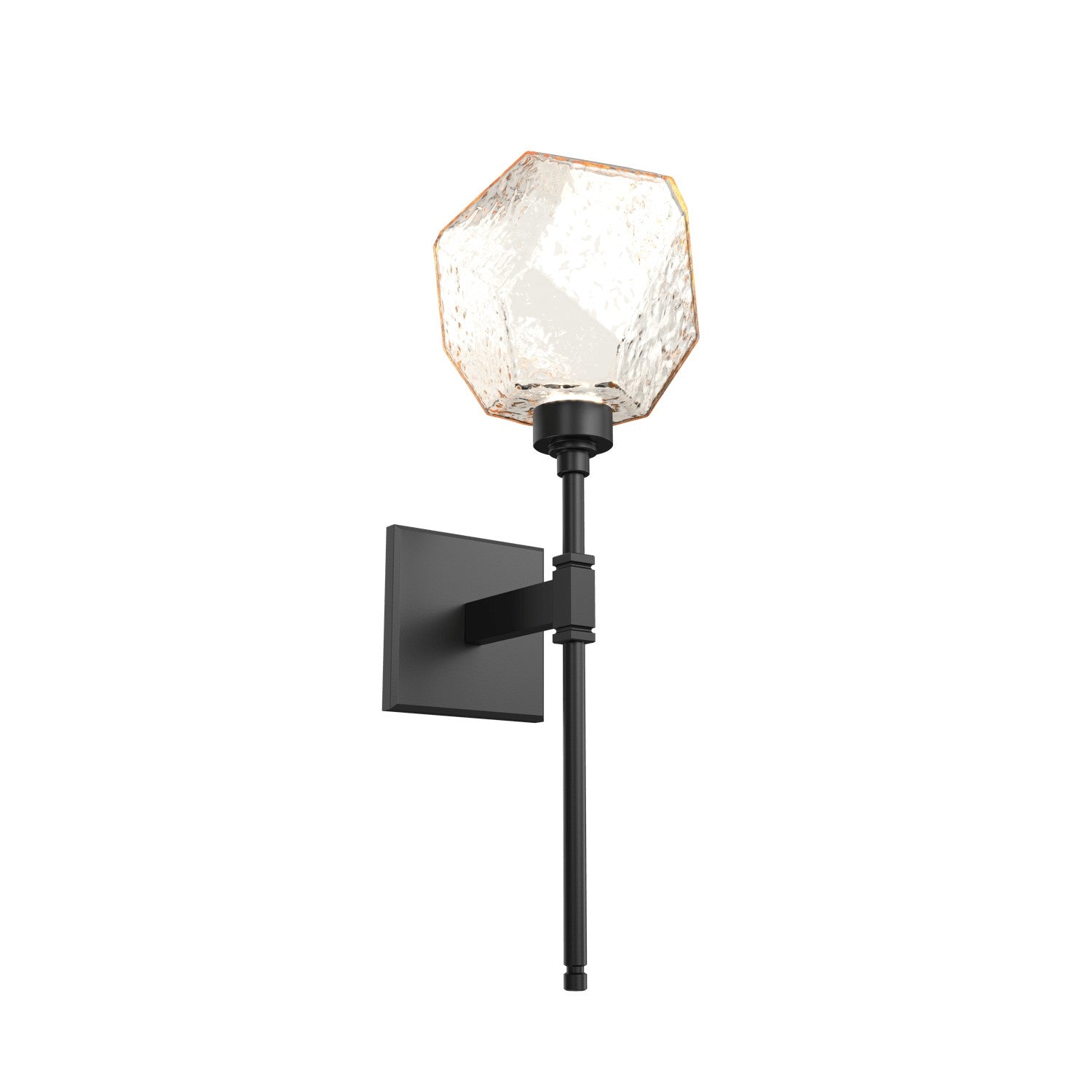 Hammerton Studio - IDB0039-08-MB-A-L3-RTS - LED Wall Sconce - Gem - Matte Black