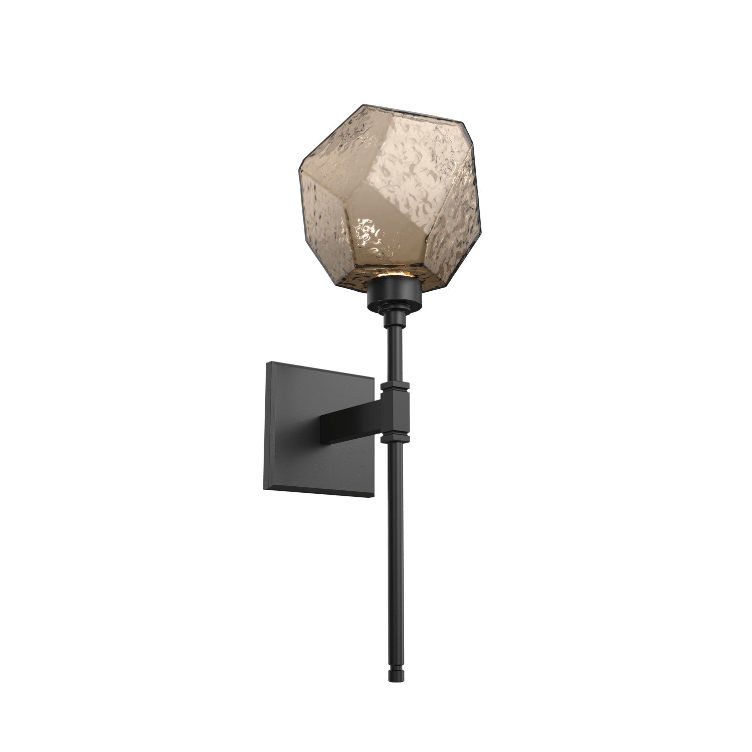 Hammerton Studio - IDB0039-08-MB-B-L3-RTS - LED Wall Sconce - Gem - Matte Black