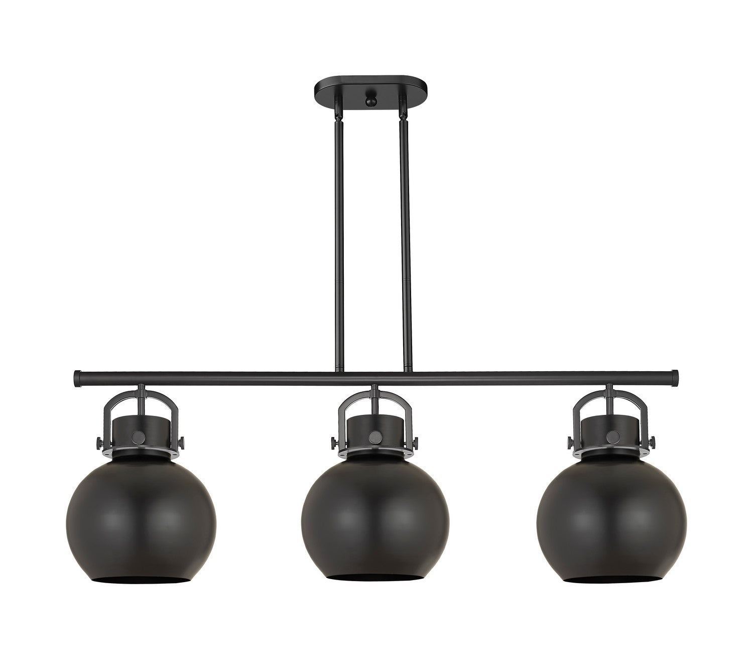 Innovations - 410-3I-BK-M410-10BK - Three Light Island Pendant - Downtown Urban - Matte Black