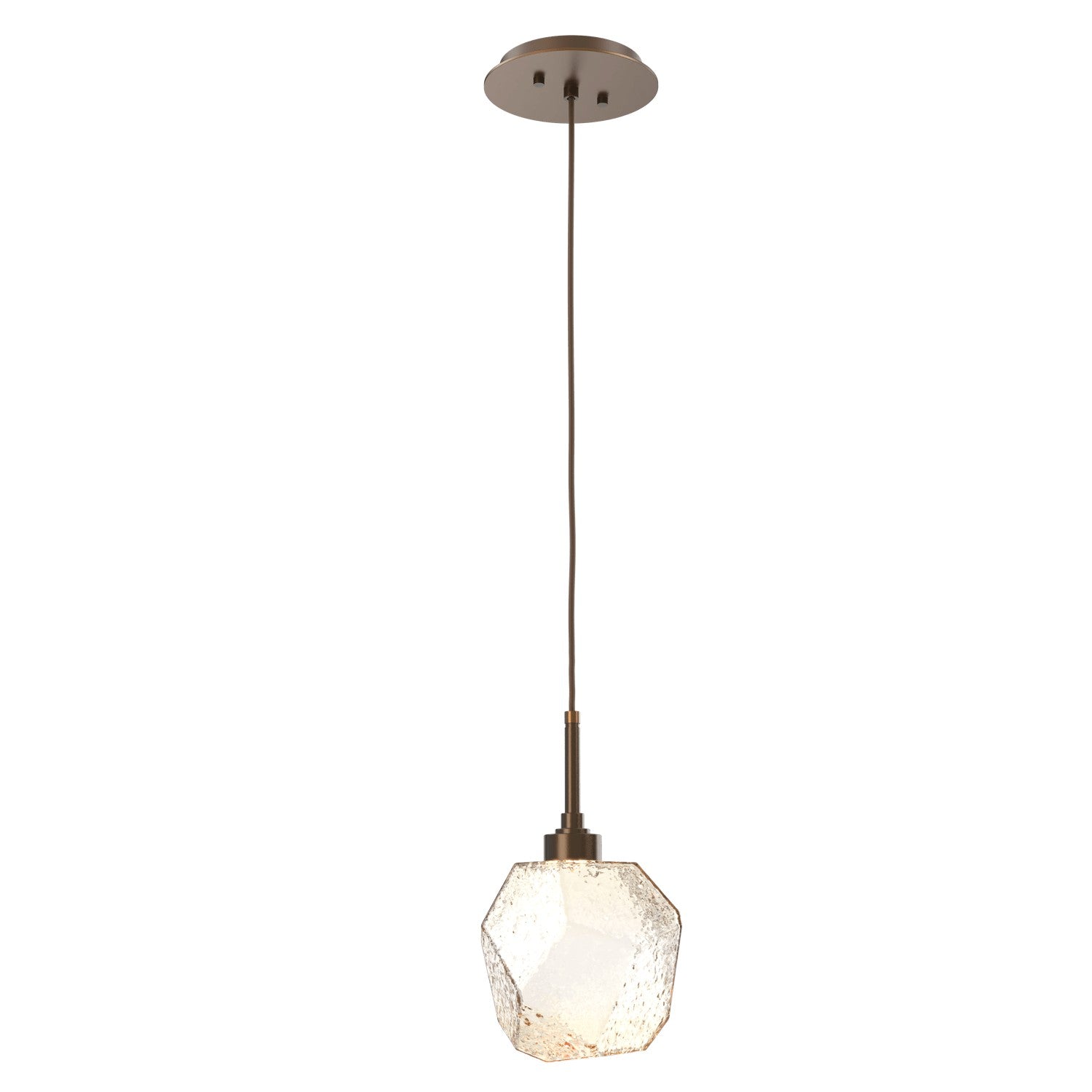 Hammerton Studio - LAB0039-01-FB-A-C01-L3-RTS - LED Pendant - Gem - Flat Bronze